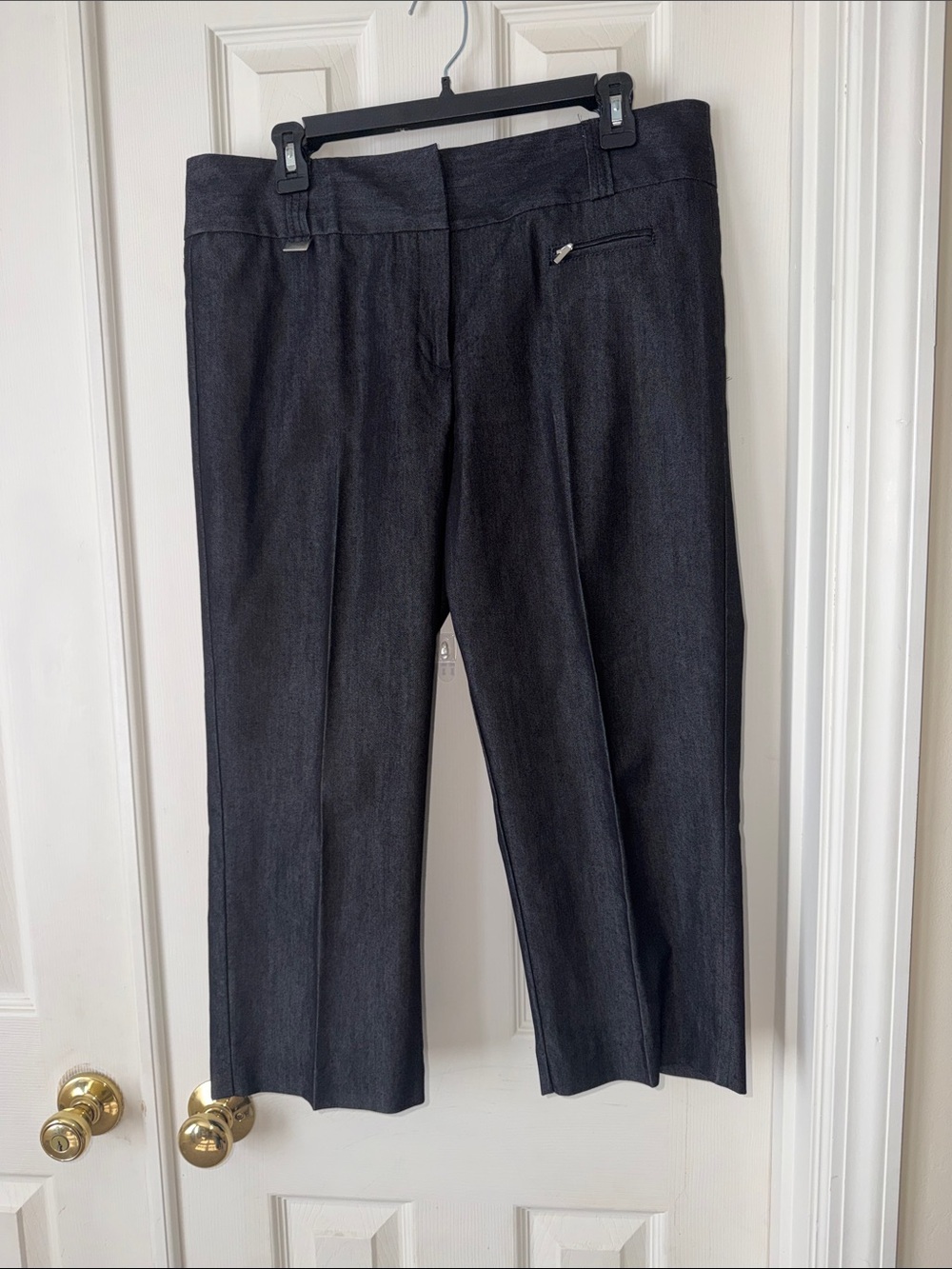 Zac & Rachel Black Cropped Ankle Jeans-Sz 12